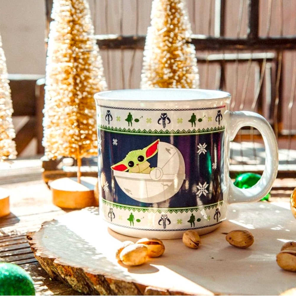 Star Wars The Mandalorian Grogu Christmas Sweater Ceramic Mug